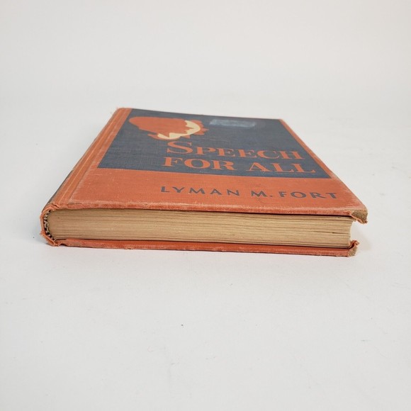 Speech for All Text Book Hardcover 1946 Lyman Fort Homeschool - Picture 4 of 12